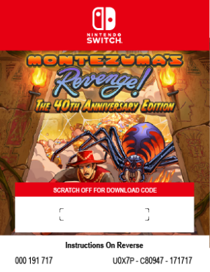MONTEZUMA'S REVENGE [THE 40TH ANNIVERSARY EDITION] - SWITCH 2