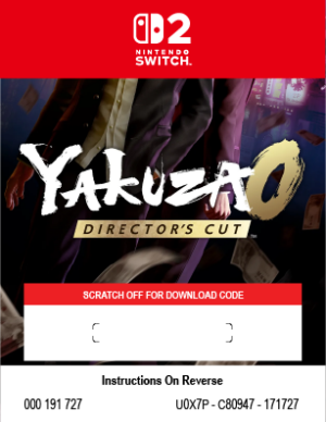 YAKUZA 0 DIRECTORS CUT - SWITCH 2