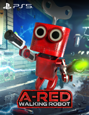 A RED WALKING ROBOT - PS5
